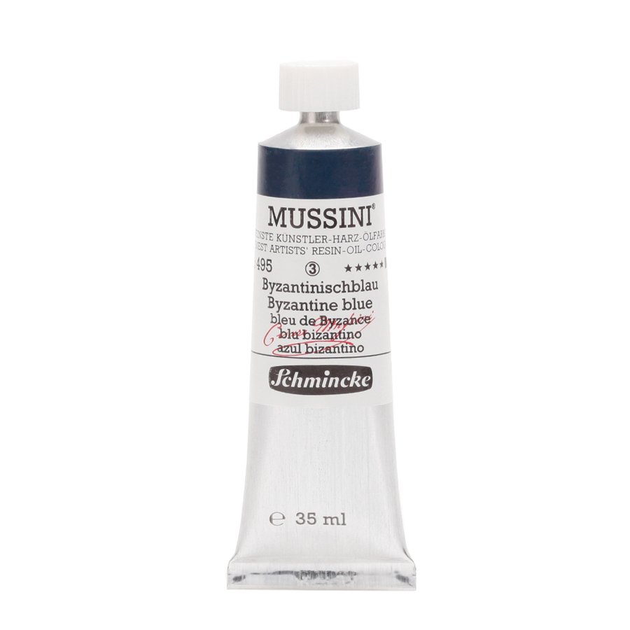 Mussini Yağlı Boya 35ml. Seri 3 N:495 Byzantine Blue