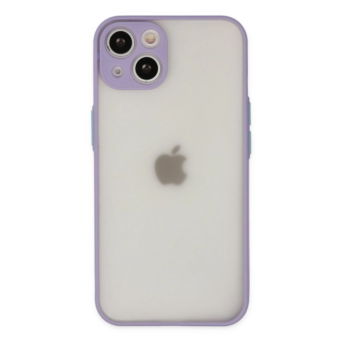 İphone 14 Kılıf Montreal Silikon Kapak - Mor