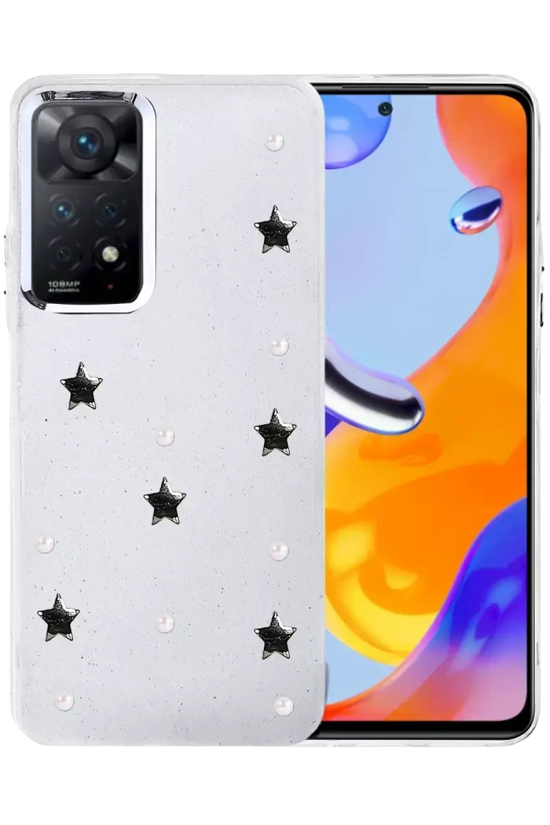 Newface Xiaomi Redmi Note 11 Pro Fiyonk Desenli Kapak - Desen 7