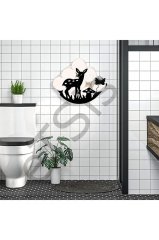 Tuvalet WC Kağıtlığı - Ceylan Motifli