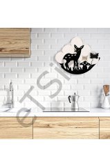 Tuvalet WC Kağıtlığı - Ceylan Motifli