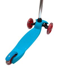 Jusso Led Işıklı Yükseklik Ayarlı 3 Tekerli Scooter - Mavi