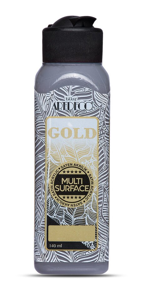 Gold Multi Surface Saten Akrilik Boya - 140ml - 355 Uzay Gri