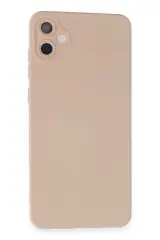 Newface Samsung Galaxy A05 Kılıf Nano İçi Kadife Silikon - Pudra