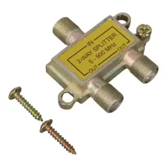 Mag S21-02 1/2 Yollu Kablo Tv Sinyal Ayırıcı Splitter - 5-1000 Mhz Frekans Bölücü Çoklayıcı