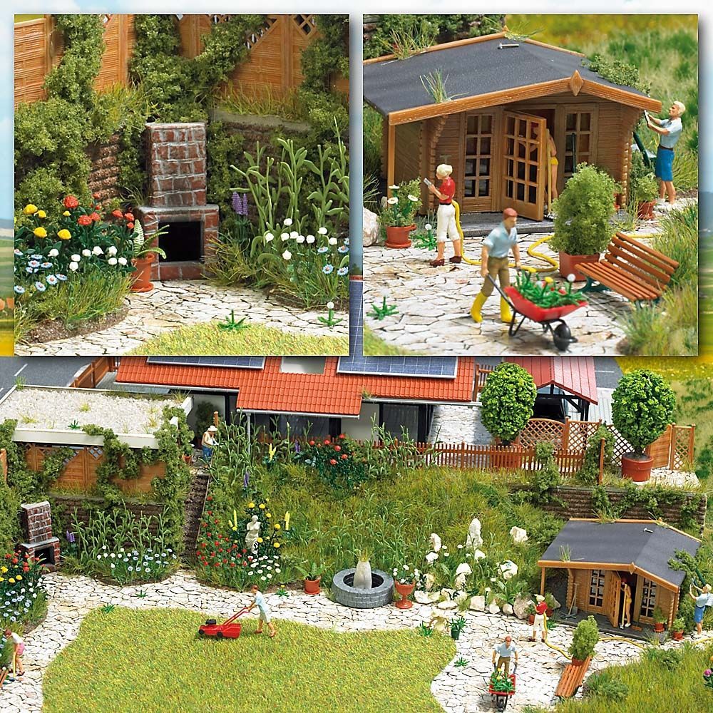 Maket Çiçeklik Alan Seti - 1/87 - 1226