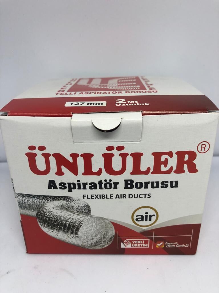 Telli Aspiratör Borusu 2 Metre