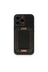 Newface İphone 14 Pro Max Kılıf Coco Elit Kapak - Siyah