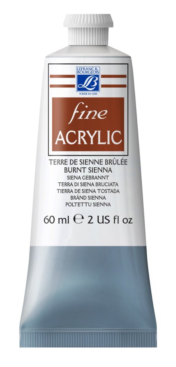 Fine Akrilik Boya 60ml N:481 Burnt Sienna