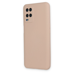 Oppo A54 4g Kılıf Nano İçi Kadife Silikon - Pudra