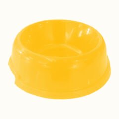 Kedi Köpek Mama Su Kabı Pati Desenli 250 ml Sarı