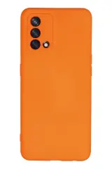 Newface Oppo A74 4g Kılıf Nano İçi Kadife Silikon - Turuncu