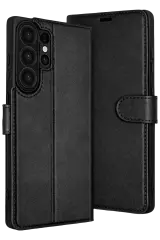 Newface Samsung Galaxy S26 Ultra Trend S Plus Kapaklı Kılıf - Siyah