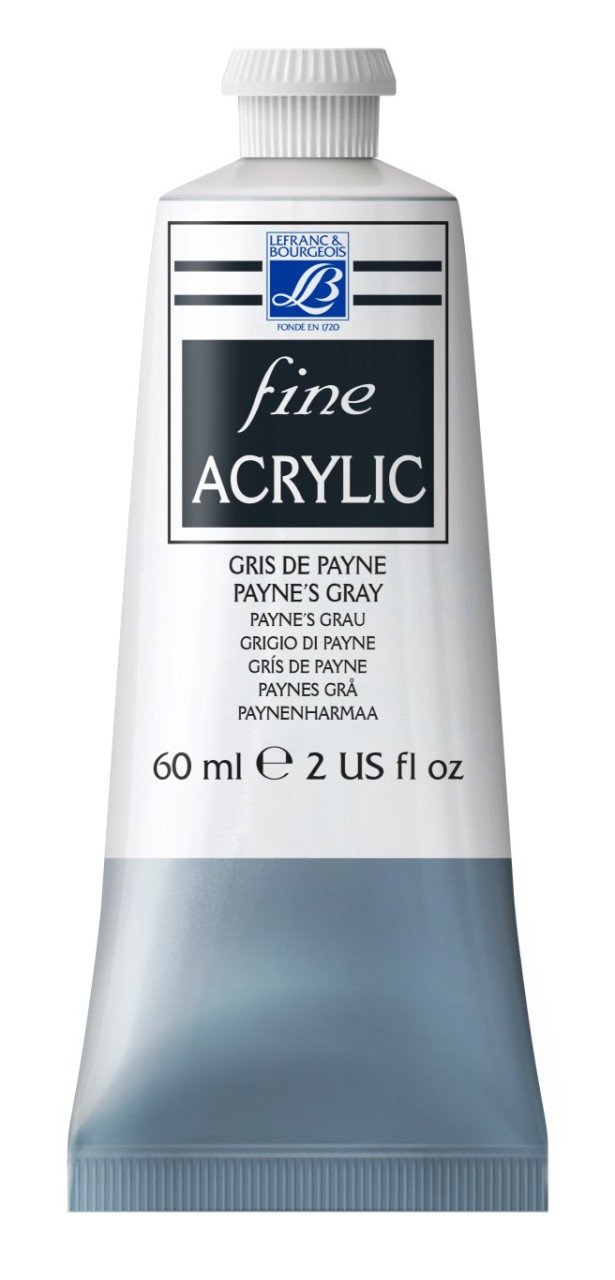 Fine Akrilik Boya 60ml N:261 Paynes Grey