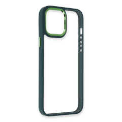 İphone 14 Pro Max Kılıf Dora Kapak - Haki Yeşil
