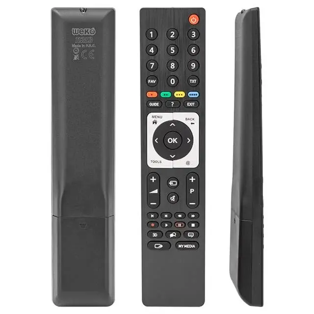 Arçelik Beko Ts4187r-2 / Grundig 3d Metalik Guide Tuşlu Lcd Led Tv Kumandası