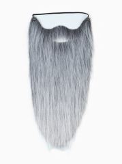 Gri Renk Lastikli Uzun Takma Sakal 40 Cm