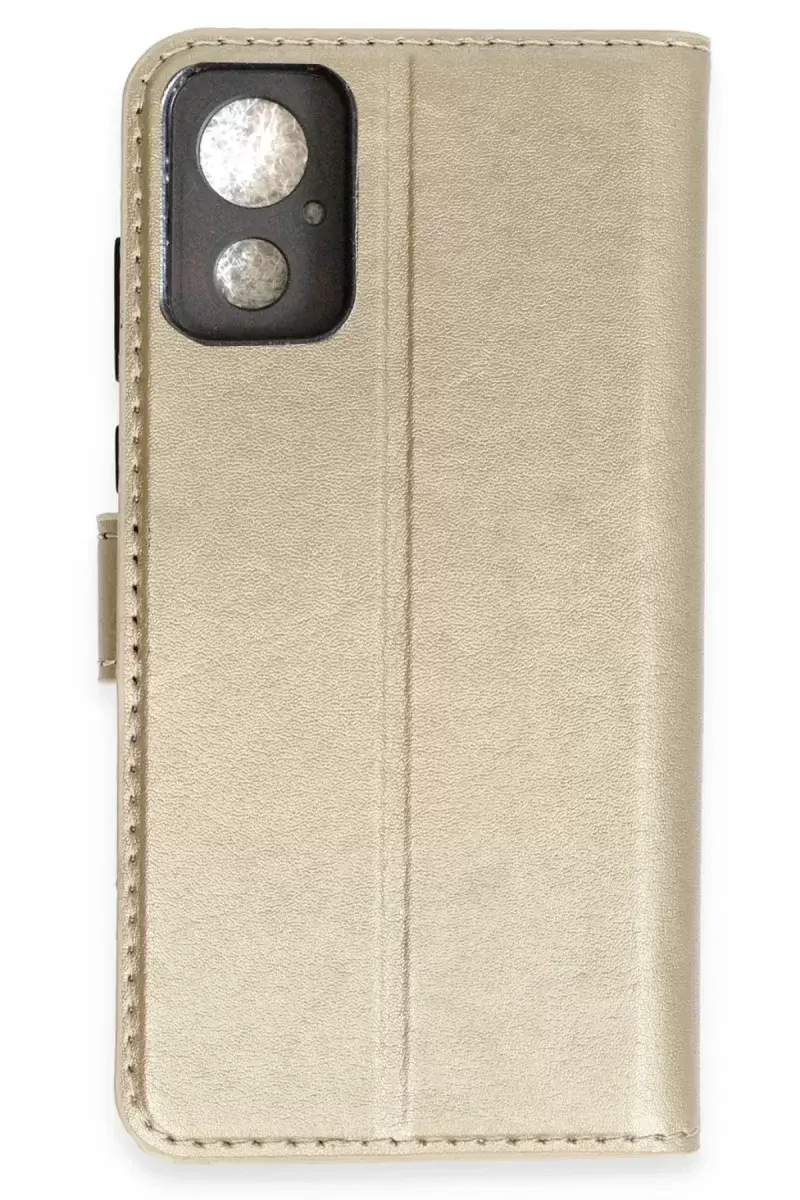 Newface General Mobile Gm 23 Se Trend S Plus Kapaklı Kılıf - Gold