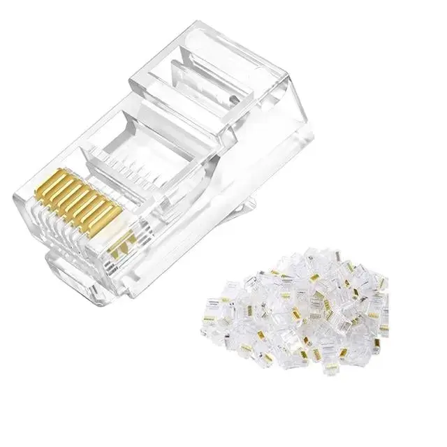 Powermaster Rj45 Cat5 -cat6 Uç 8p8c Soket  100 Adet