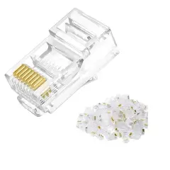 Powermaster Rj45 Cat5 -cat6 Uç 8p8c Soket  100 Adet