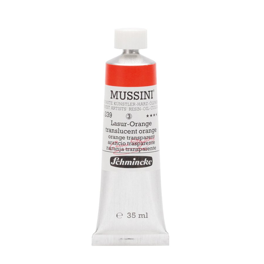 Mussini Yağlı Boya 35ml. Seri 3 N:239 Translucent Orange