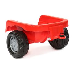 Jusso Pedallı Römorklu Traktör - Kırmızı