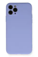 Newface İphone 11 Pro Kılıf Nano İçi Kadife Silikon- Lila