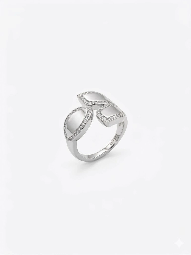 Yaprak Desenli Yüzük