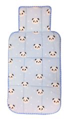 AyBaby AY988 Panda Desenli Çok Amaçlı Alt Açma Minderi 60x40 Cm - Mavi