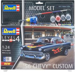 56 Chevy Custom Boyalı Set - 1:24 - 7663