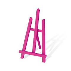 Masaüstü Renkli Dekoratif Şövale - Pembe