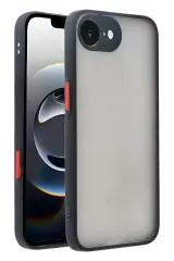 Newface İphone 16e Kılıf Montreal Silikon Kapak - Siyah