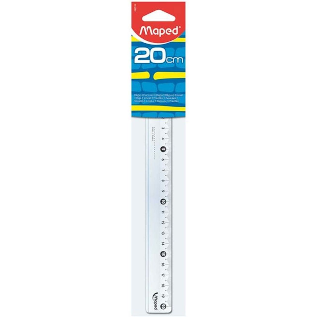 Plastik Cetvel 20cm