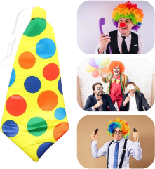 Palyaço Kravatı Lastikli Geniş Kesim 17x37 Cm