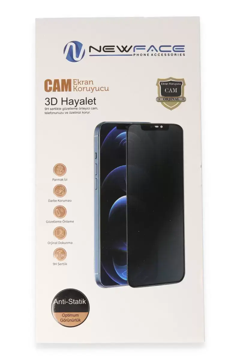 Newface Samsung Galaxy A57 5g 3d Antistatik Hayalet Cam Ekran Koruyucu