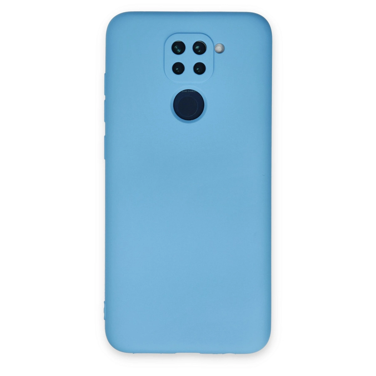 Xiaomi Redmi Note 9 Kılıf Nano İçi Kadife Silikon - Mavi