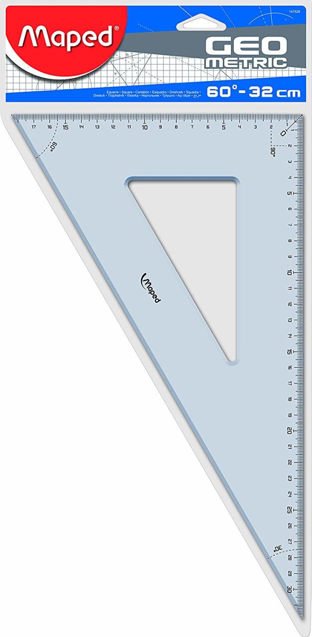 Geometric Gönye - 60°-32cm