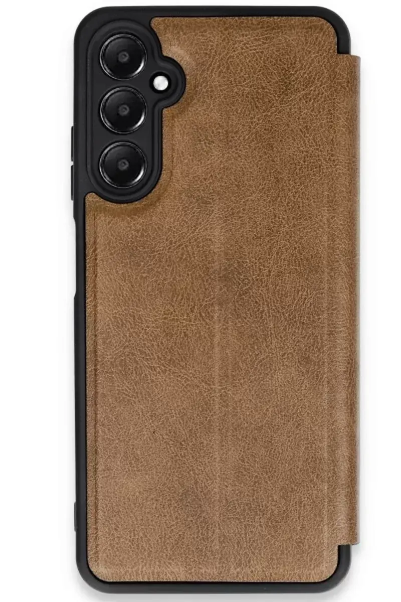 Newface Samsung Galaxy A35 5g Kılıf Flip Cover - Taba