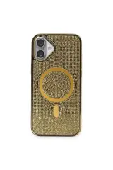 Joko İphone 16 Plus Kılıf Helen Magsafe Kapak - Gold