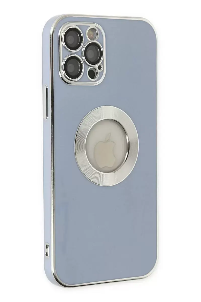 Newface Apple İphone 12 Pro Kılıf Store Silikon - Sierra Blue