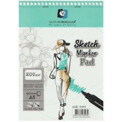 Spiralli Sketch Marker Pad 200gr A5 40 Yaprak
