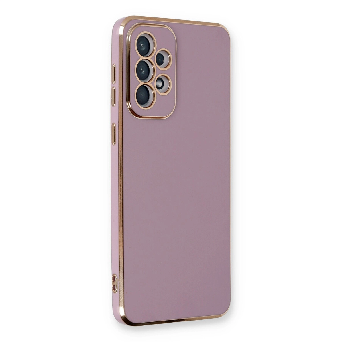 Samsung Galaxy A33 5g Kılıf Volet Silikon - Mor