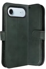 Newface Apple İphone 17 Air Trend S Plus Kapaklı Kılıf - Yeşil