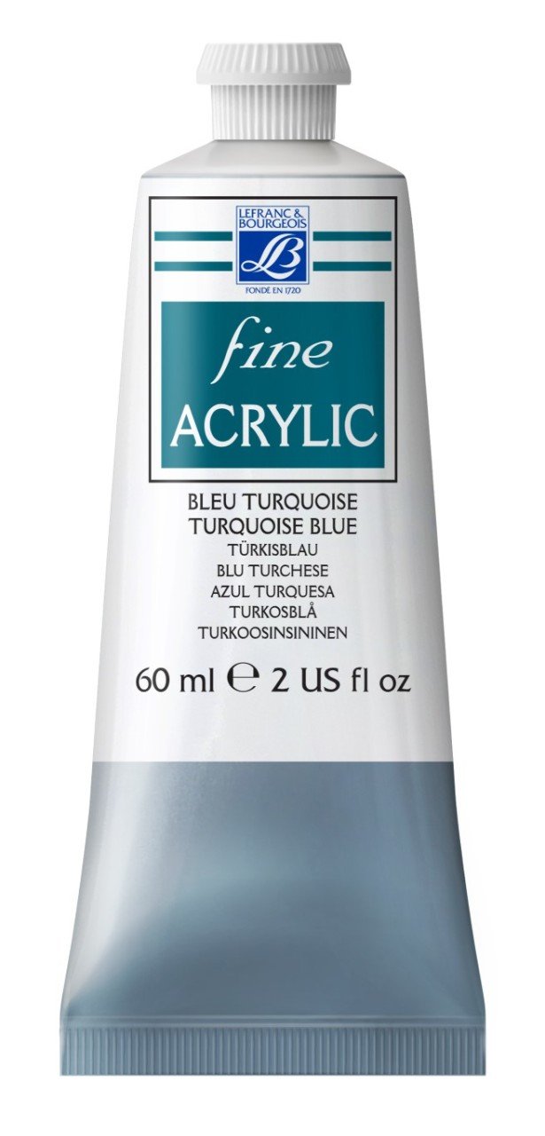 Fine Akrilik Boya 60ml N:058 Turquoıse Blue
