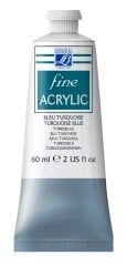 Fine Akrilik Boya 60ml N:058 Turquoıse Blue