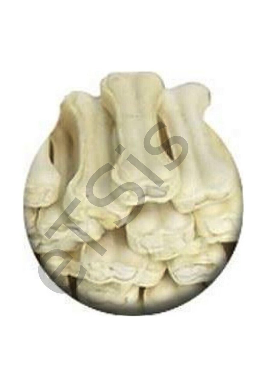 Kemik Köpek Diş Kaşıyıcı Diş Sağlığı Beyaz 12 Li Paket ( 7.5 Cm)