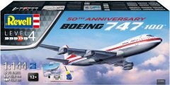50th Anniversary Boeing 747-100 Boyalı Set - 1:144 - 05686