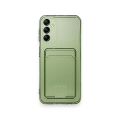 Samsung Galaxy A16 5g Kılıf Kart Şeffaf Silikon - Şeffaf
