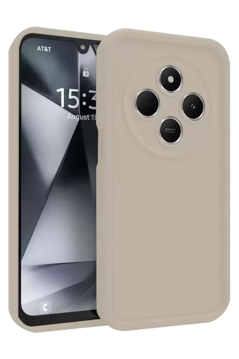 Newface Xiaomi Redmi 14c Kılıf Viera Silikon - Krem