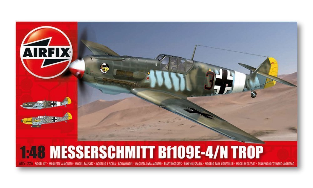 Maket Uçak 1:48 Messerschmitt Bf109E-4/N Trop N:A05122A